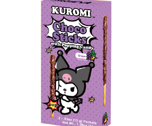 8284-01-01 Kuromi Choco Sticks Grape Flavo