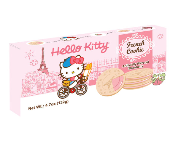 Hello Kitty French Cookies Strawberry Flavor Hello Kitty French Cookies Strawberry Flavor